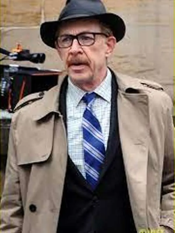 J.K. Simmons Batgirl Trench Coat - New American Jackets