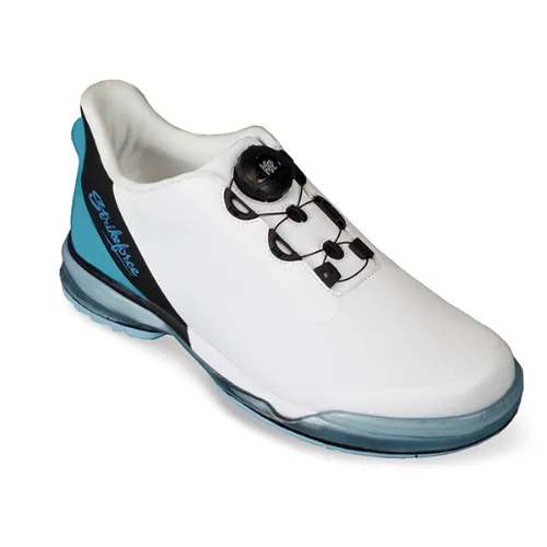 KR Strikeforce TPC Hype Unisex Right Hand Wide White/Black/Sky Bowling Shoes