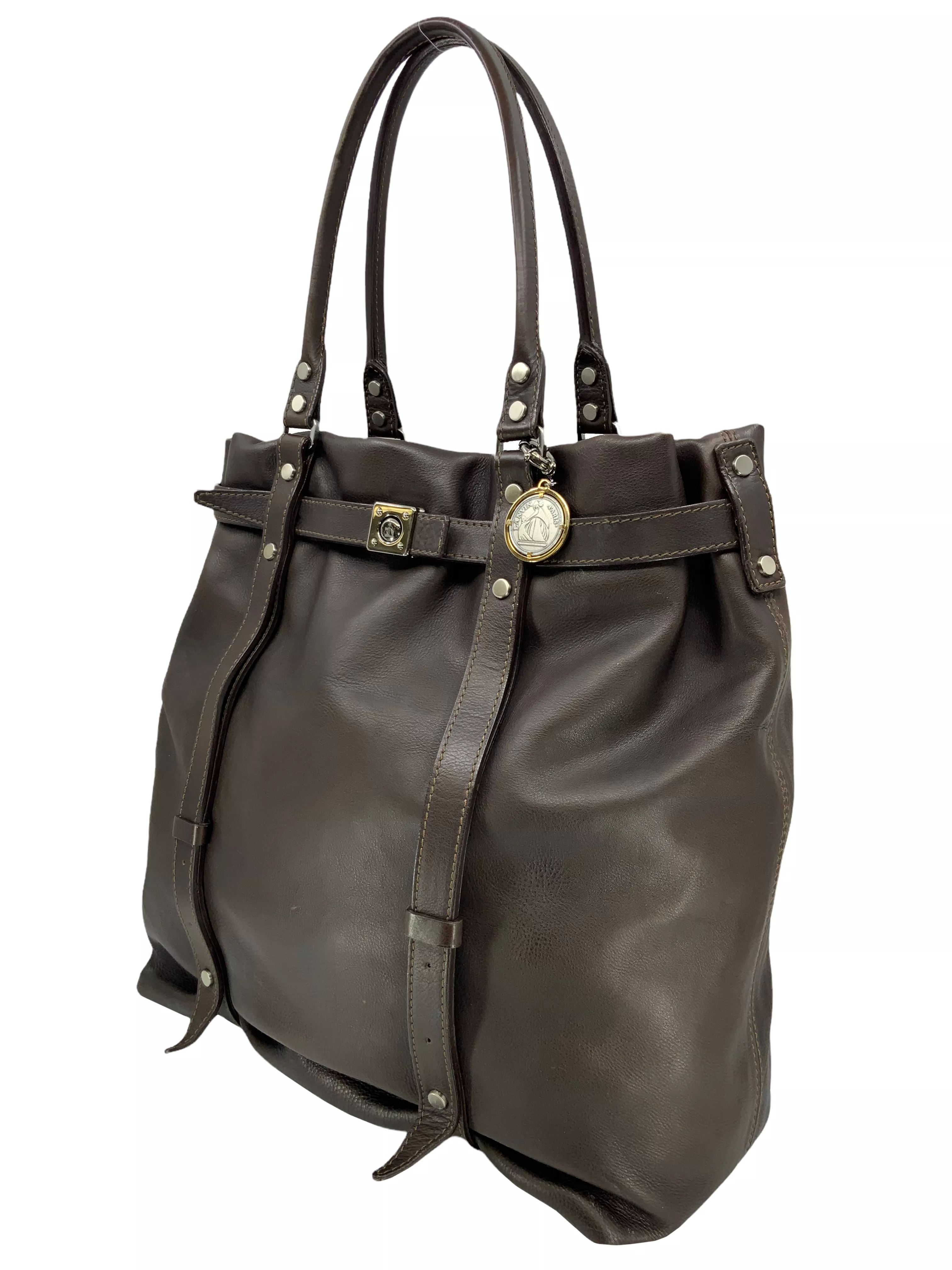 Lanvin Leather Kentucky Large Tote Bag