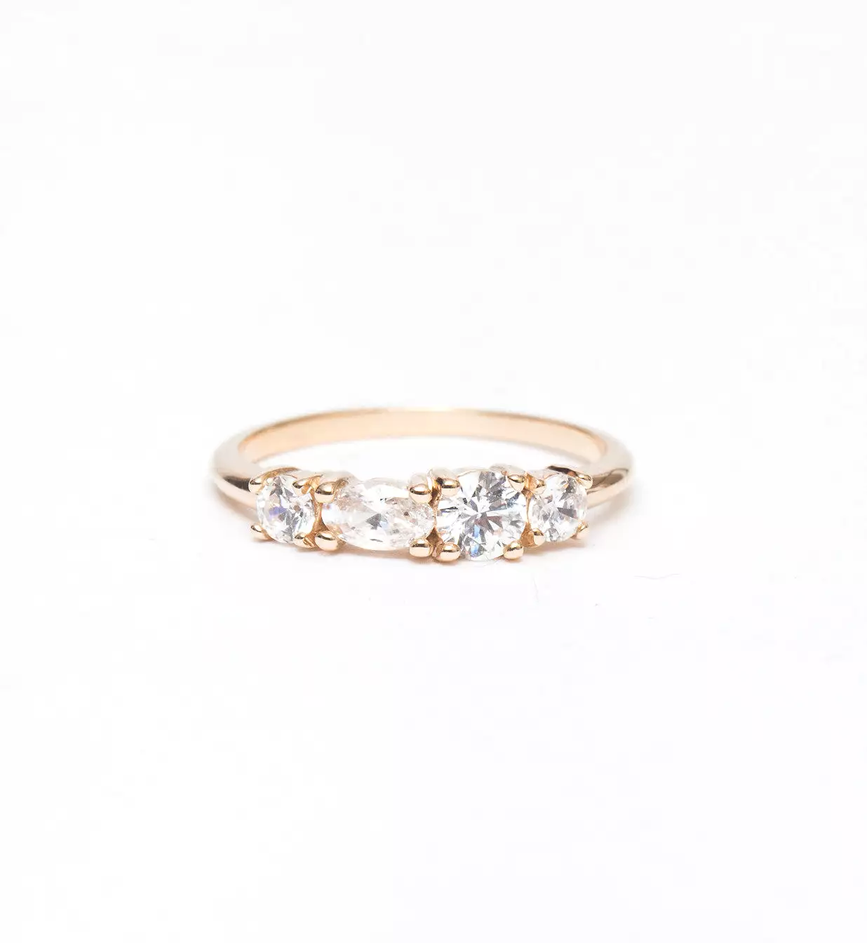 Linear Diamond Ring