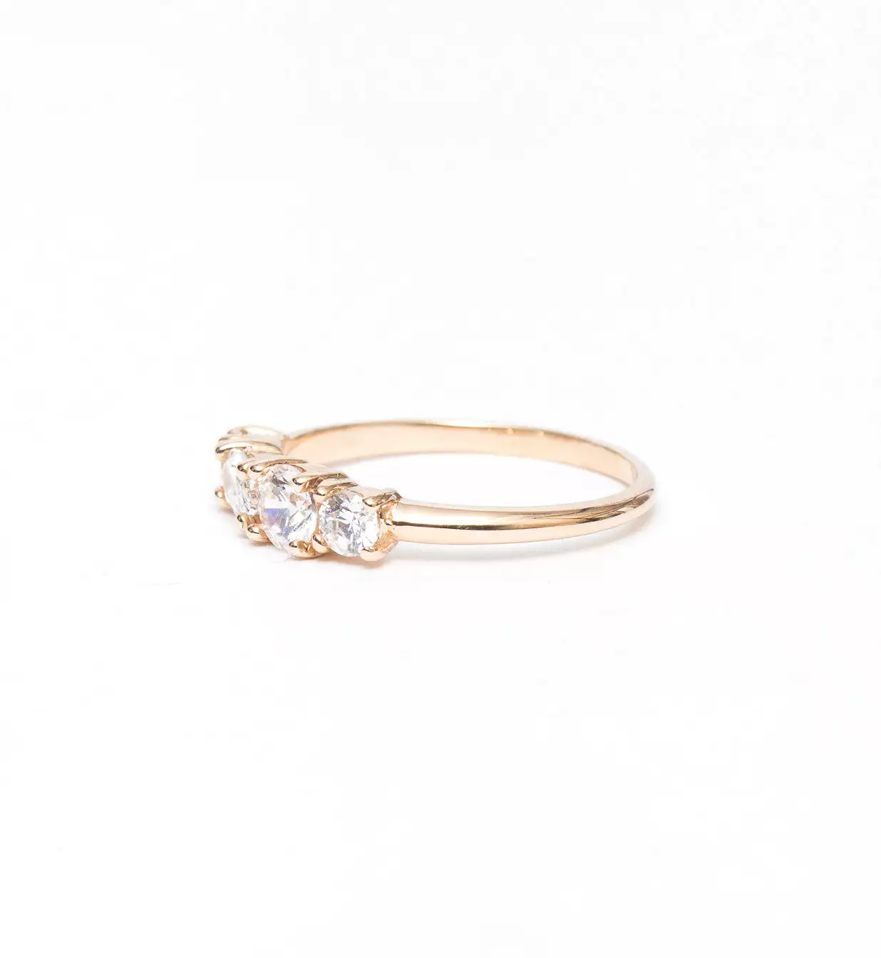 Linear Diamond Ring