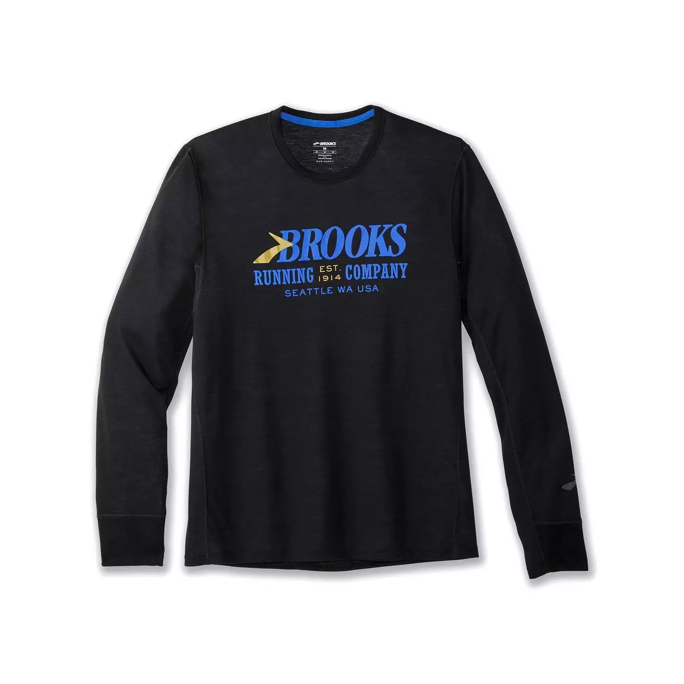 M Brooks Distance Graphic Long  Sleeve