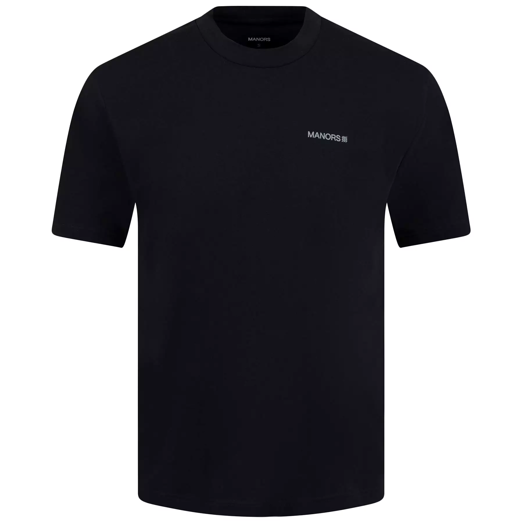 Manors Logo T-Shirt Black - 2024