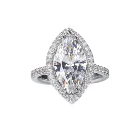 Marquise Diamond Engagement Rings