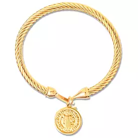 Maya Gold Coin Bracelet