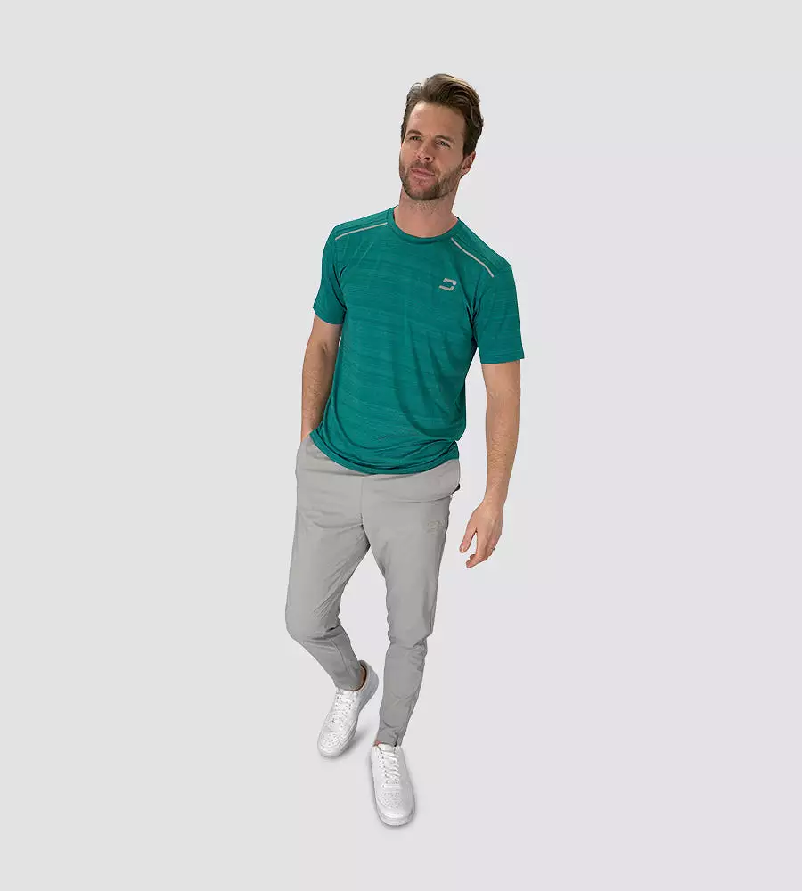 MEN'S MICRO SPORT T-SHIRT - GREEN