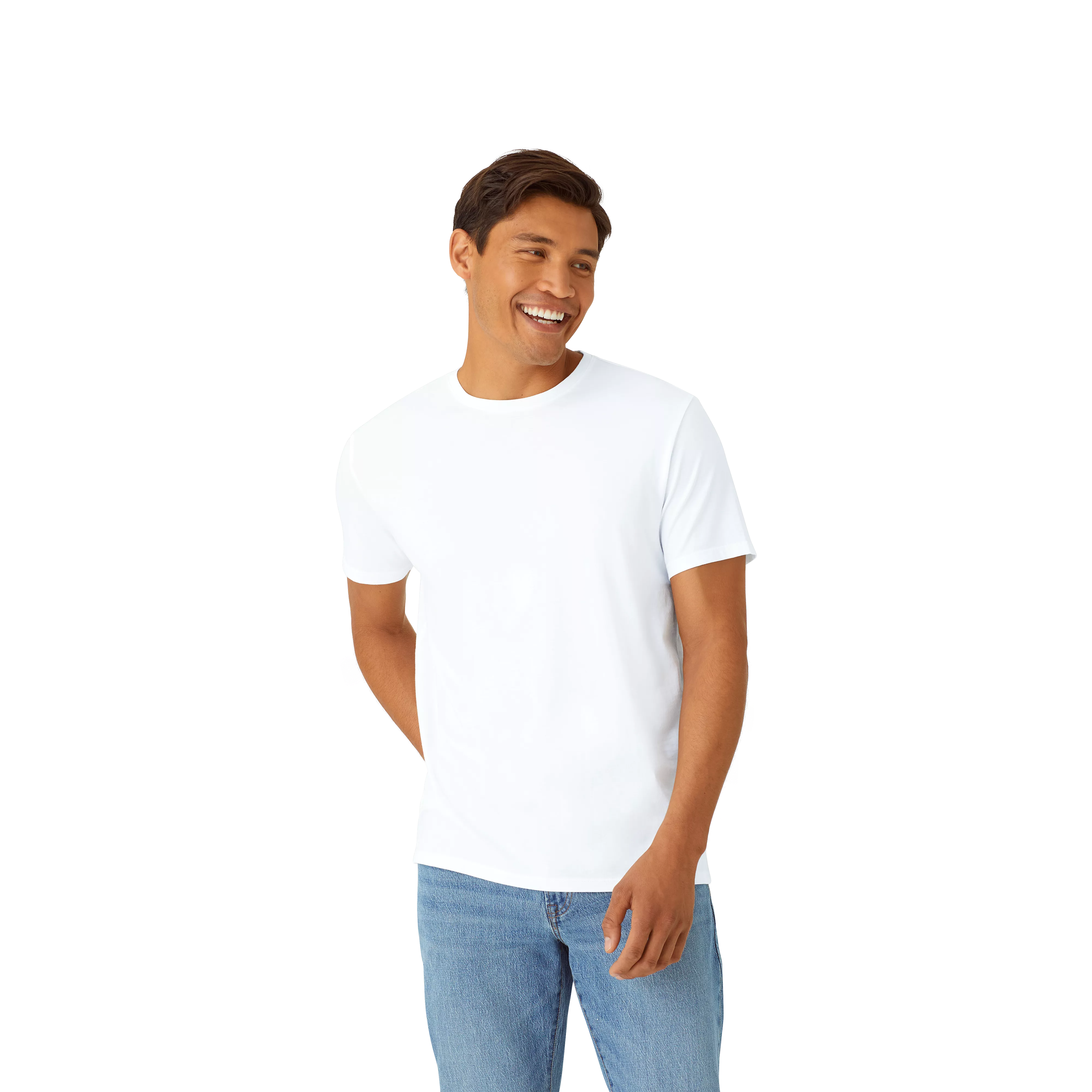 Men's Pima Cotton Crew Neck T-Shirt 3-Pack