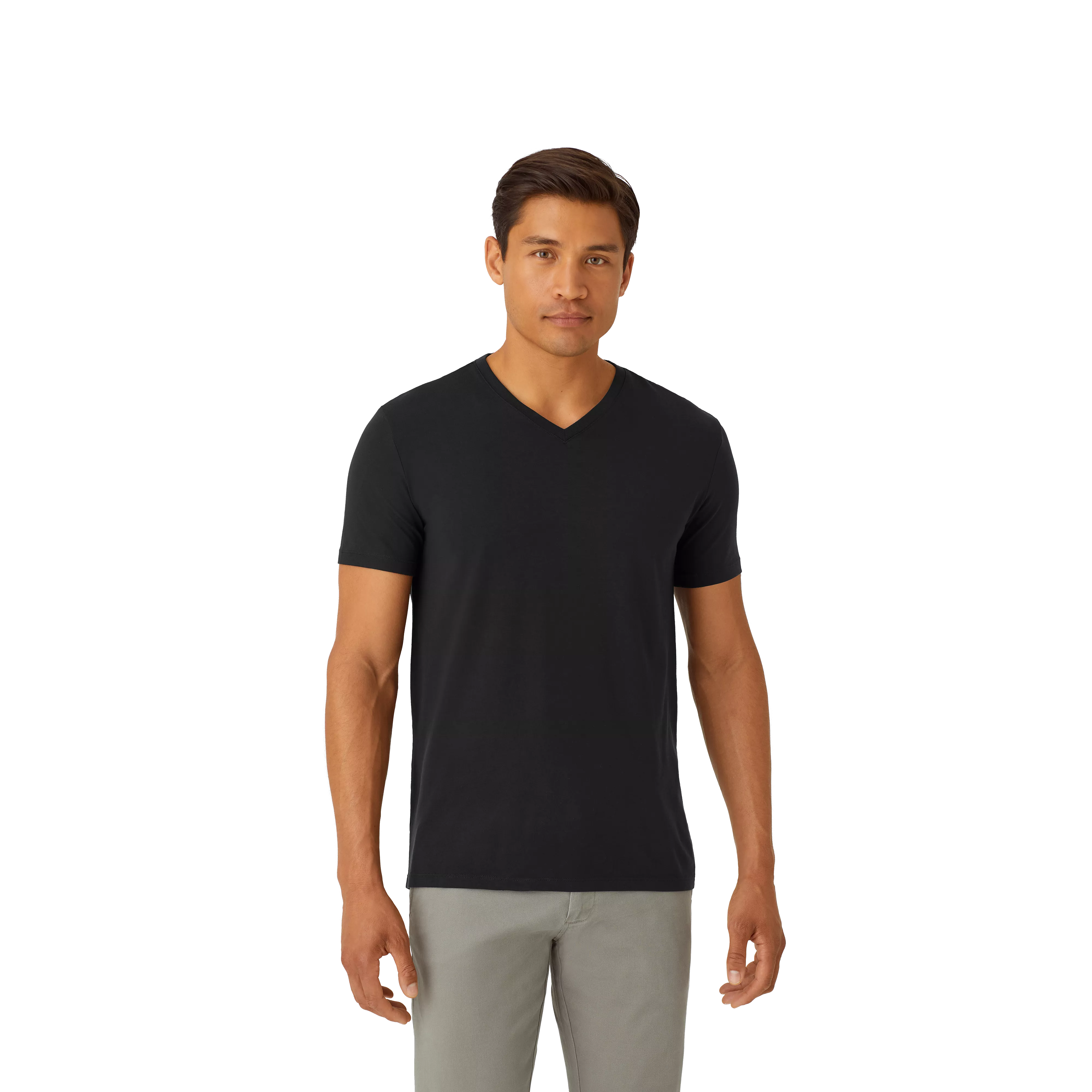 Men's Pima Cotton V-Neck T-Shirt 3-Pack