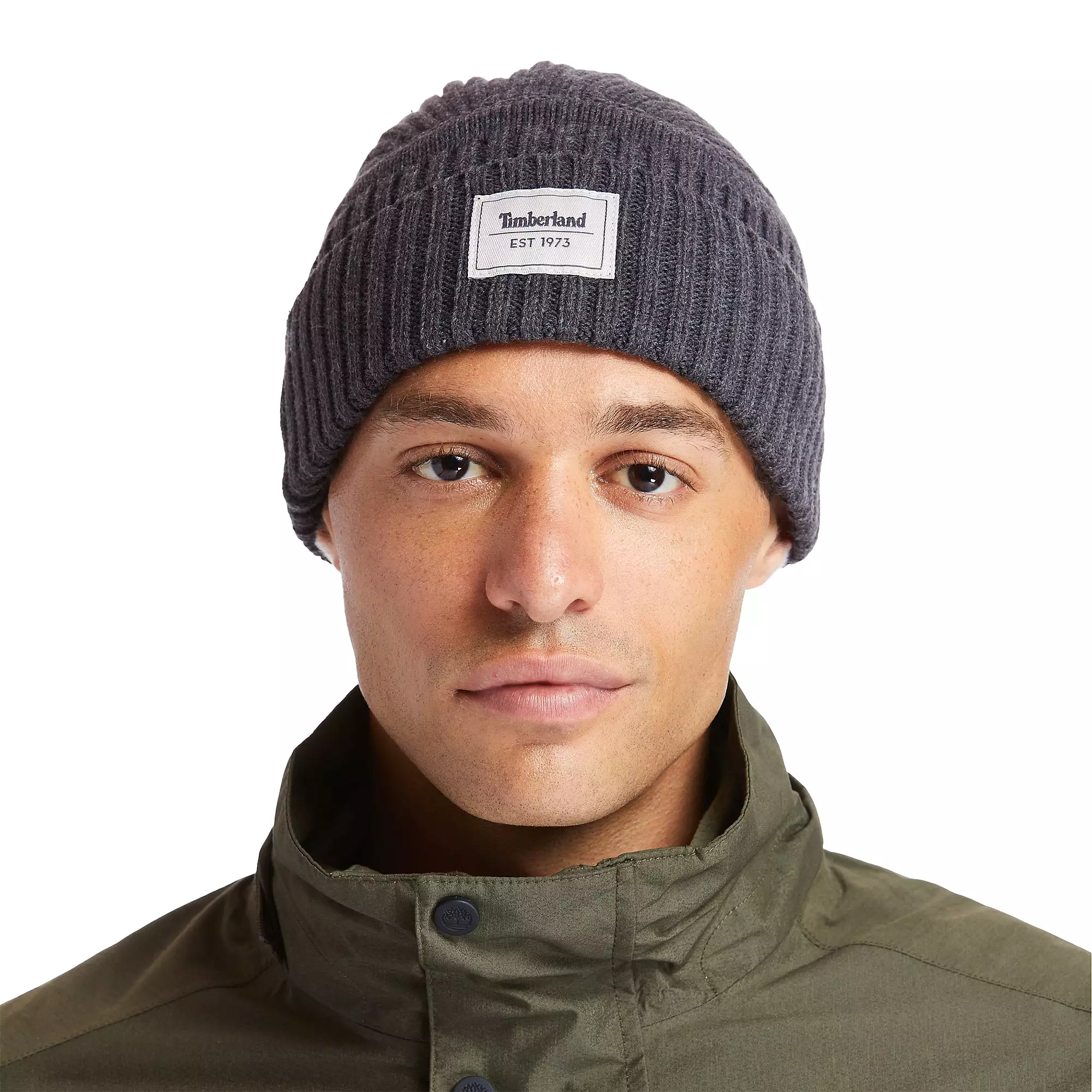 Mens Timberland Ribbed Beanie Hat