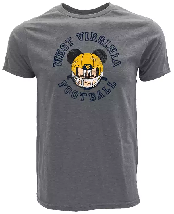 MEN’S WVU / BLUE 84 / DISNEY ‘MICKEY FOOTBALL’ T-SHIRT