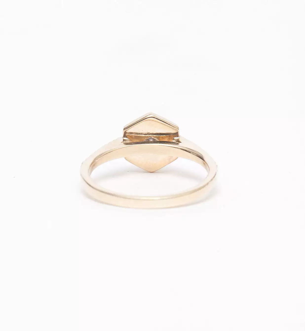 Mini Hex Engagement Ring