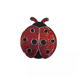 Navika Glitzy Hat Clip/Marker Ladybug