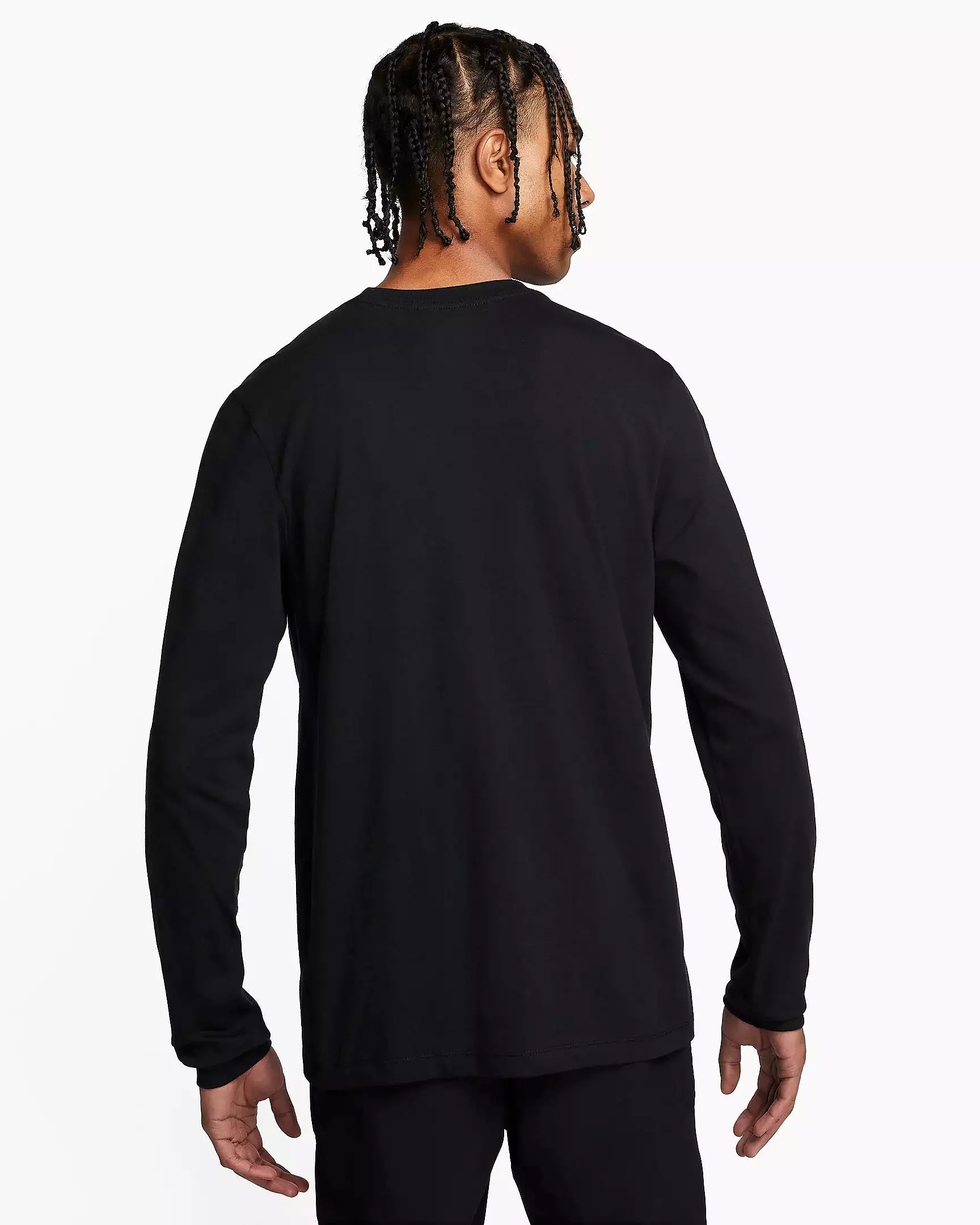 Nike Men's Long Sleeve Golf T-Shirt - Black