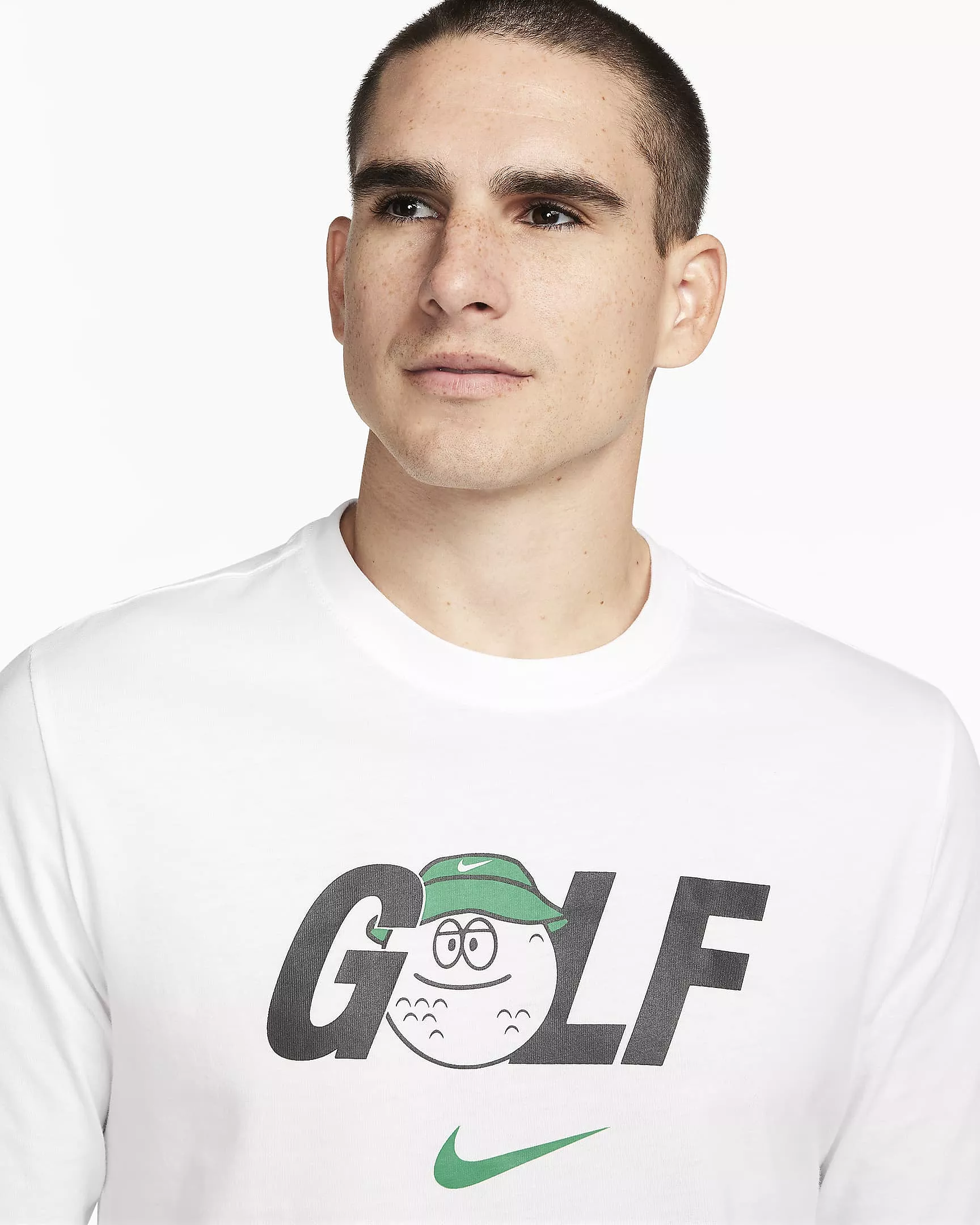 Nike Men's Long Sleeve Golf T-Shirt - White