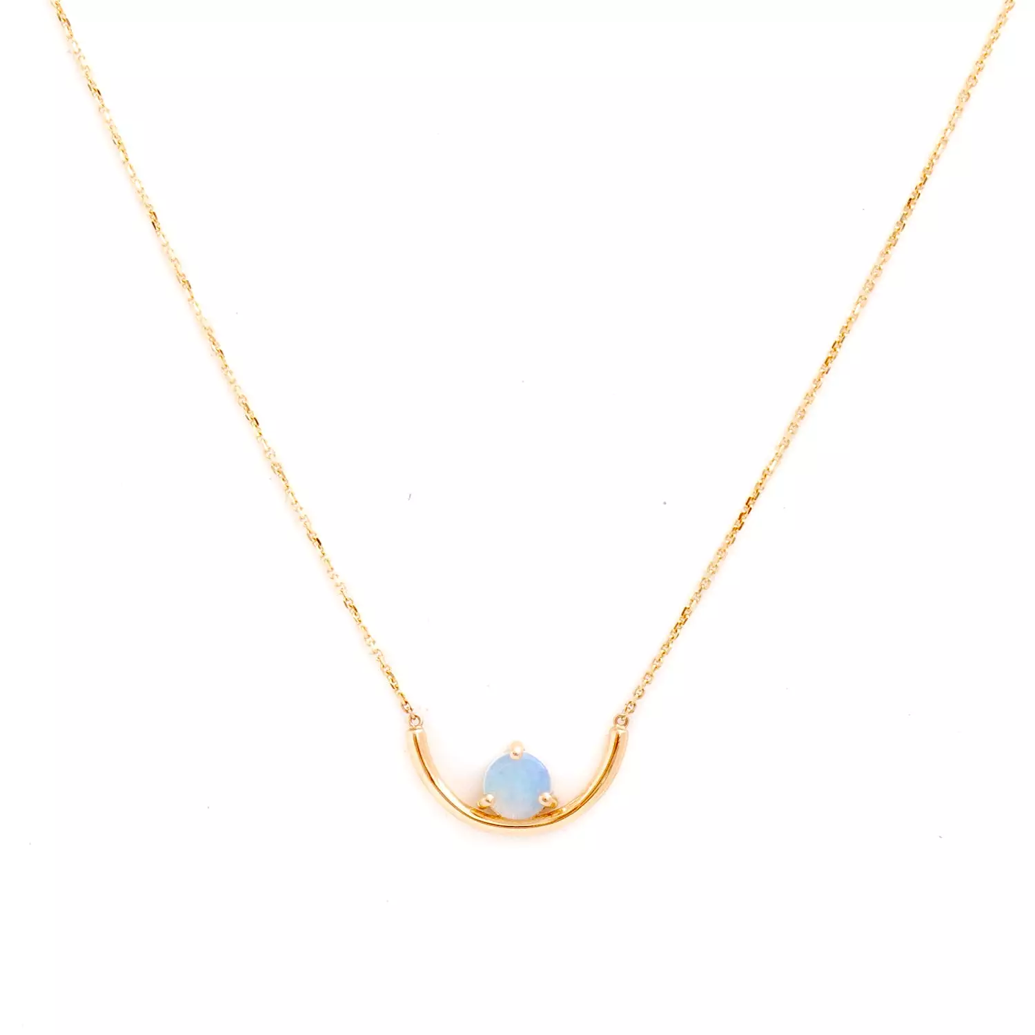 Opal Arc Necklace