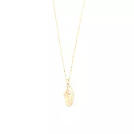 Open Hand Mini Pendant Necklace