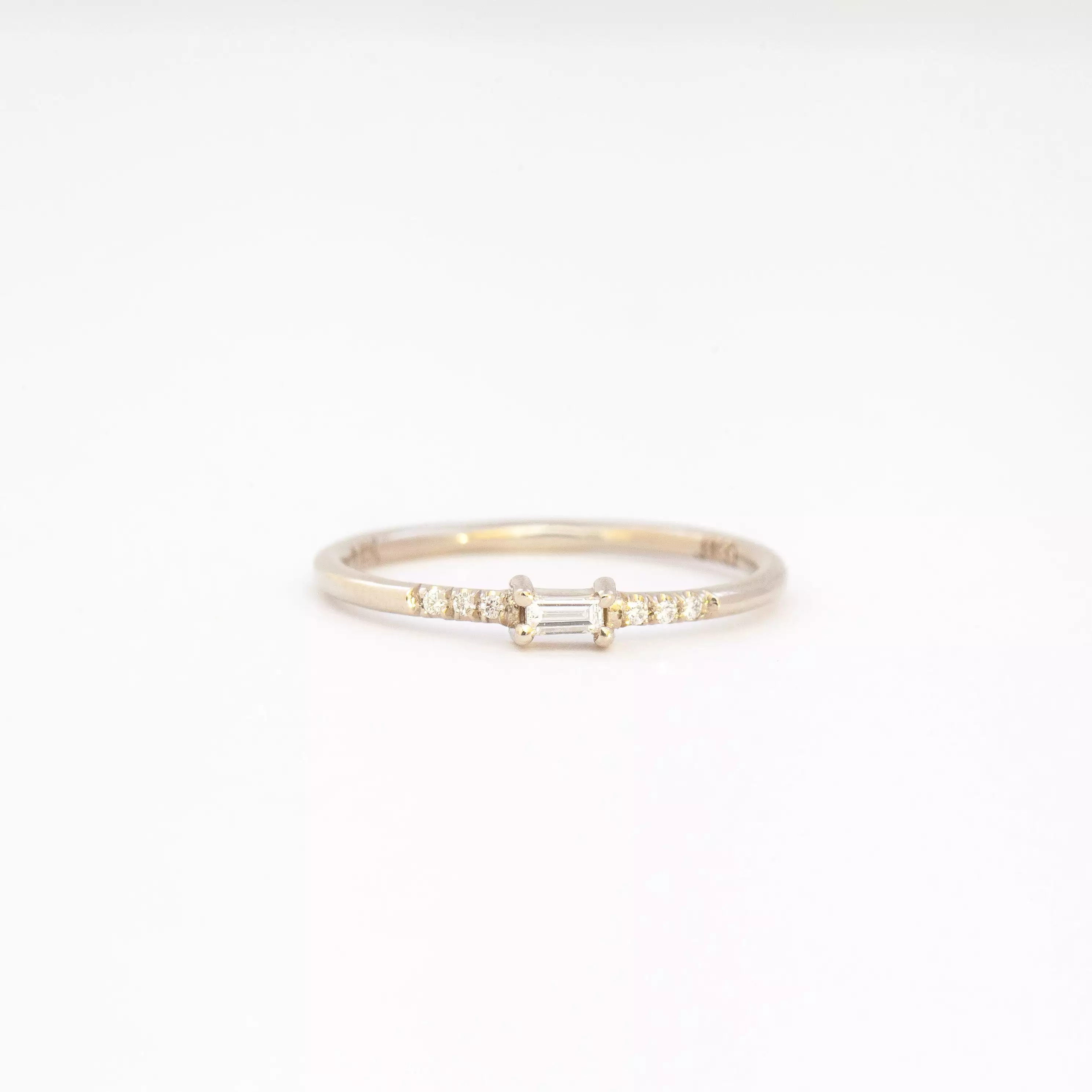 Petite Baguette Equilibrium Ring