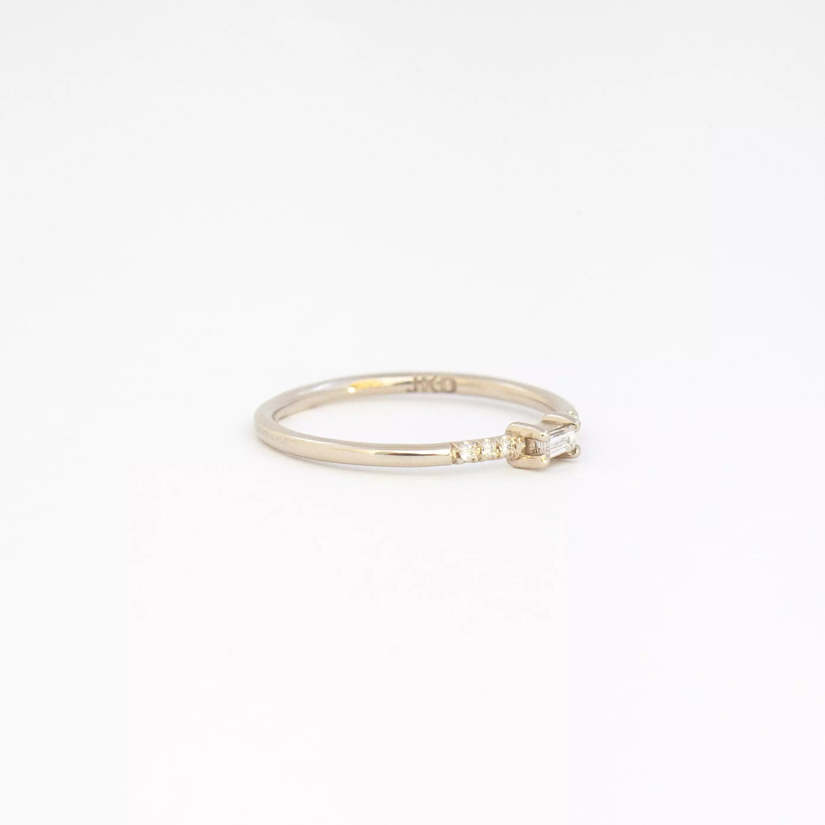 Petite Baguette Equilibrium Ring