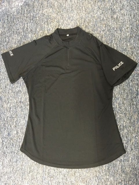 Police Uniform Wicking Top, Women's, Black, Short Sleeve, mixed (Used - Grade A)