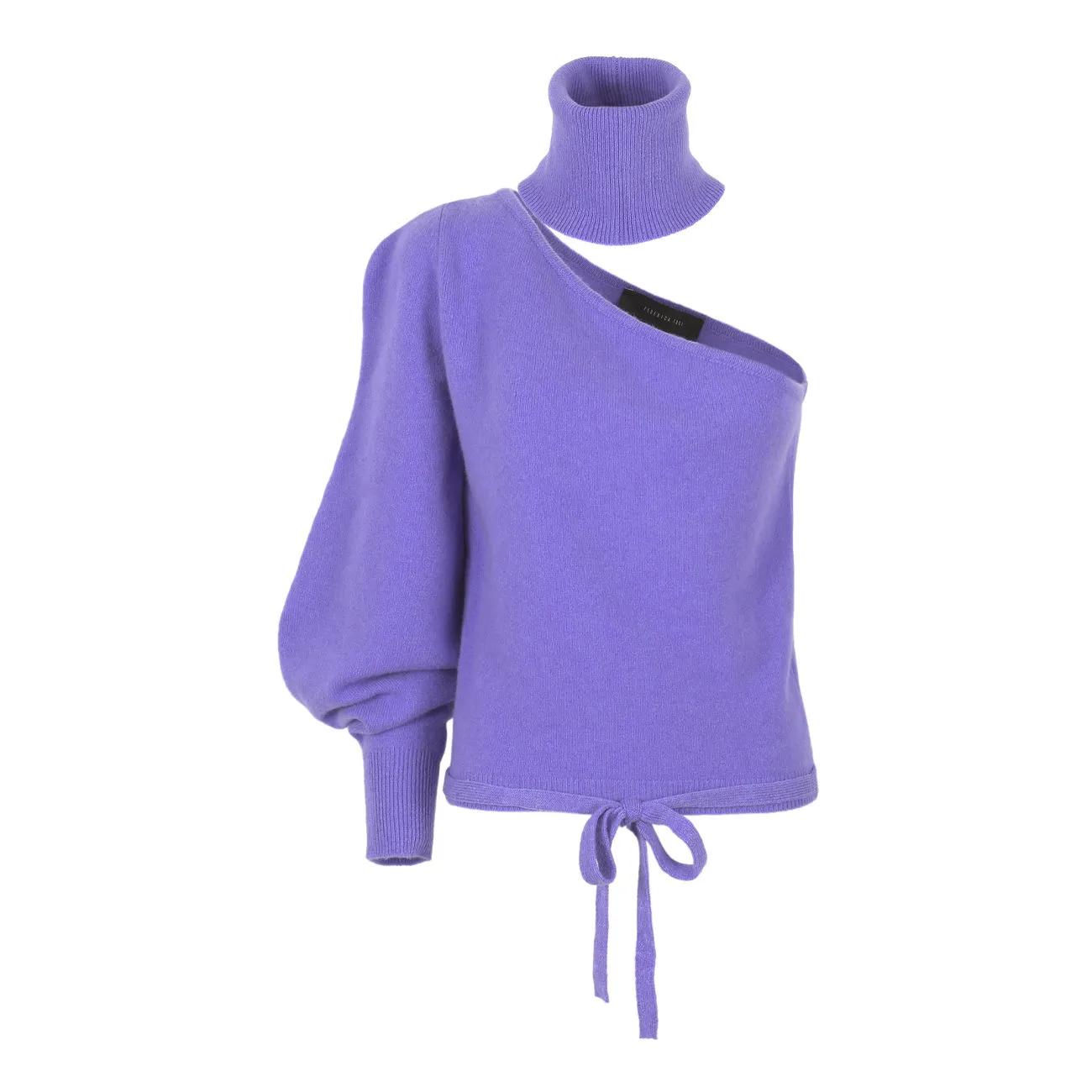 PULL MONOSPALLA A COLLO ALTO Donna Glicine