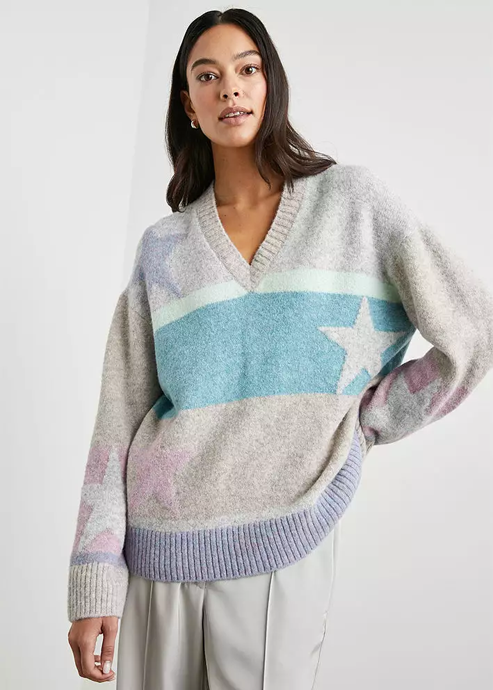 Rails Mia Sweater - Heathered Stars