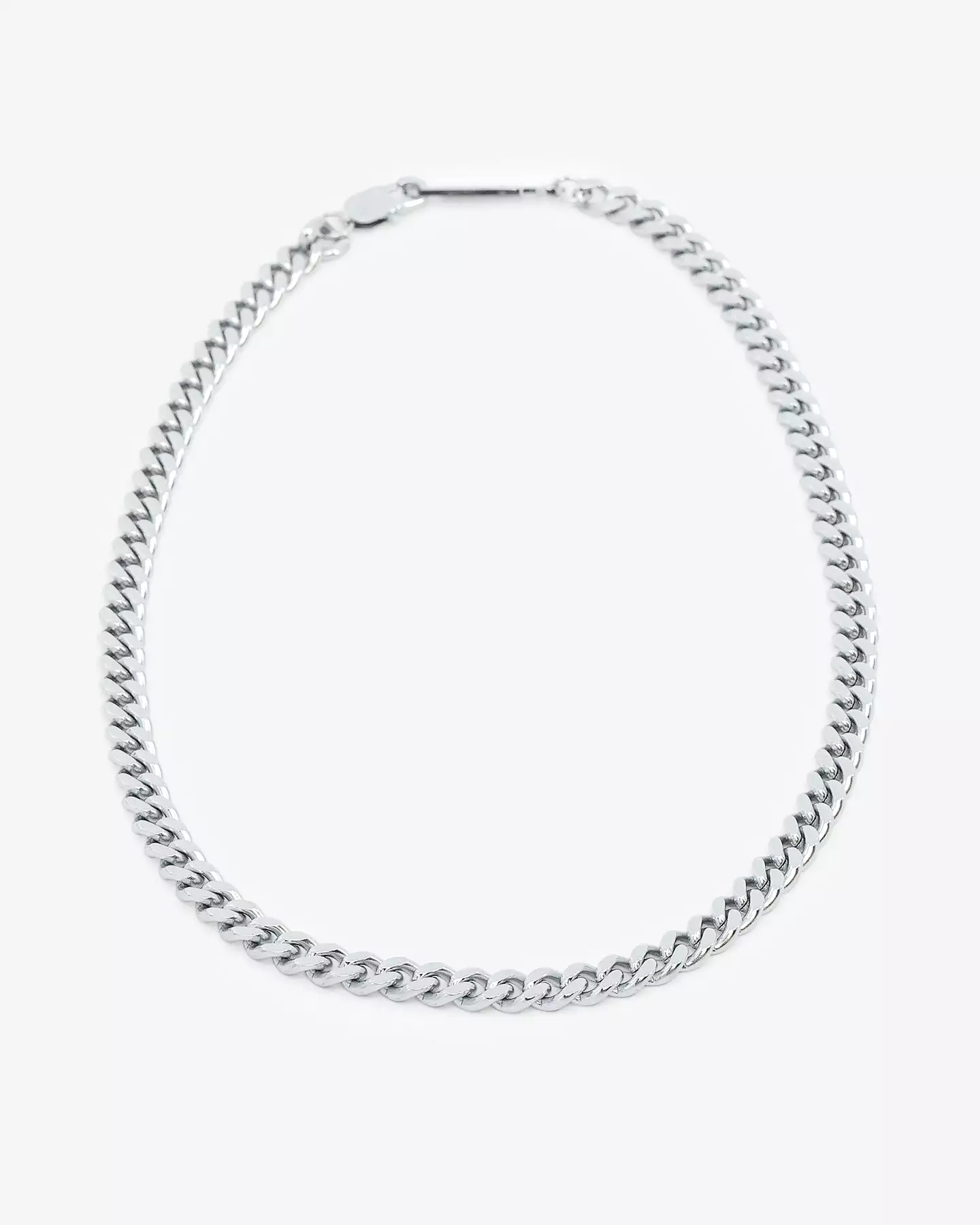 Saint Morta 7mm Cuban Chain White Gold