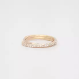 Small Demi-Pavé Current Ring