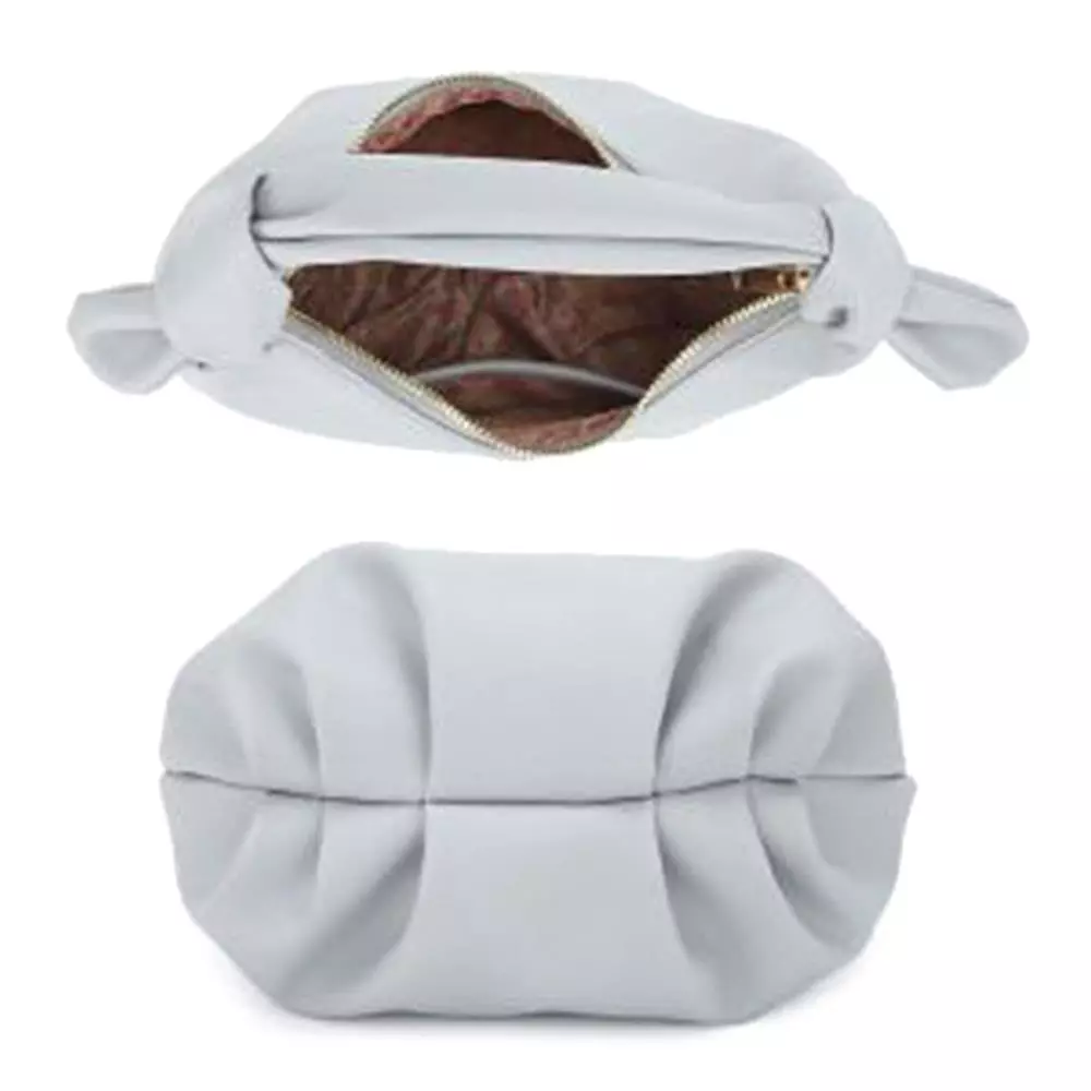 Smooth Round Handle Zipper Bag