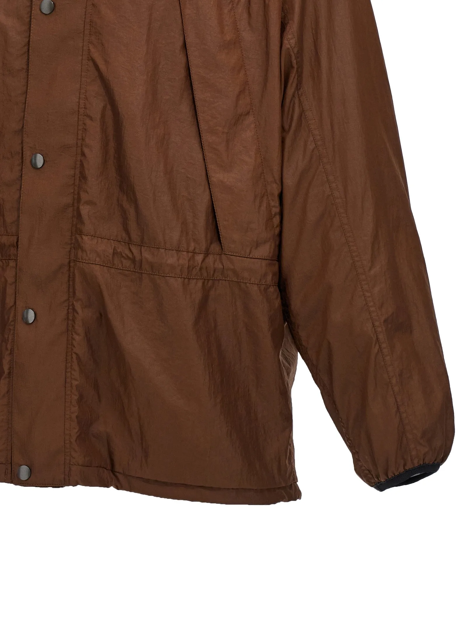 Soft Technical Blouson Casual Jackets, Parka Brown