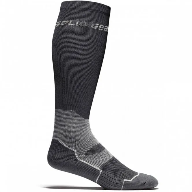 Solid Gear SG30001 SG Compression sock Black/Grey Size: 39-42 *One Size Only - Outlet Store*