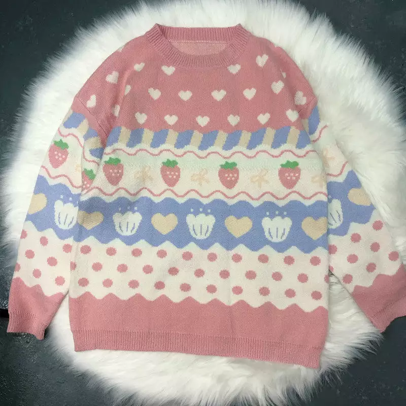 Strawberry Sweater AD12522