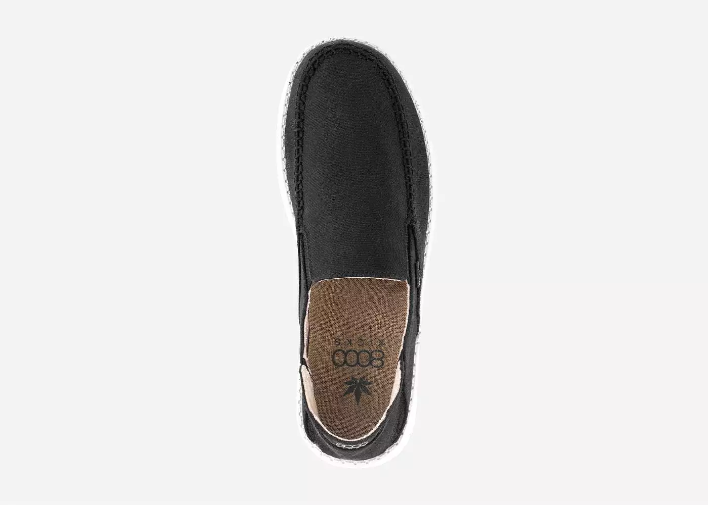 SunSlide Hemp Slip-on for Women in Black