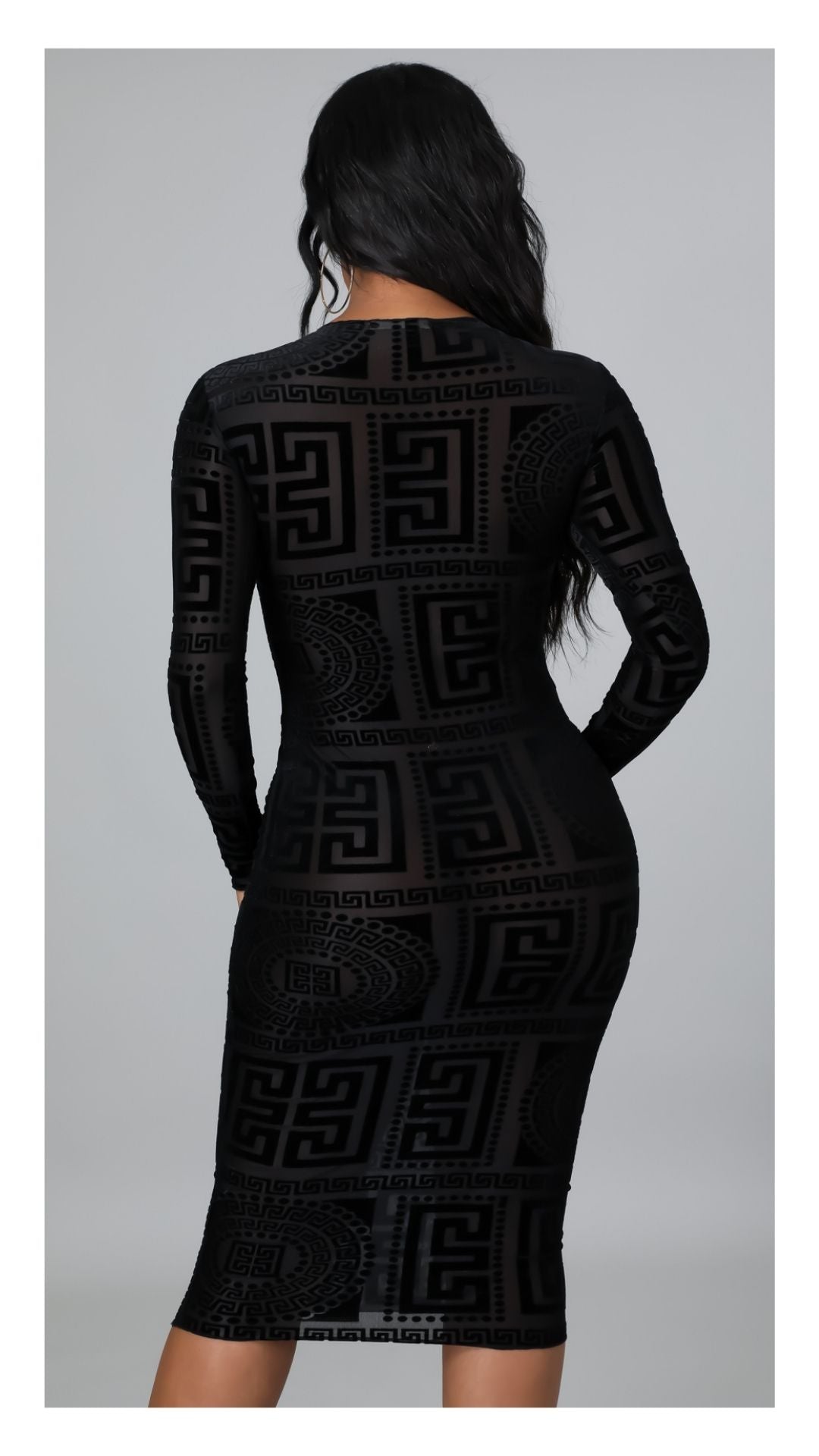 The Attraction Midi Mesh Dress