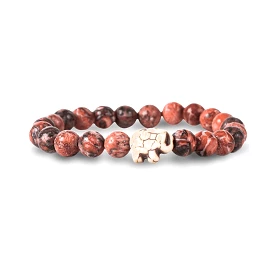 The Expedition Elephant Tracking Bracelet in Desert Stone