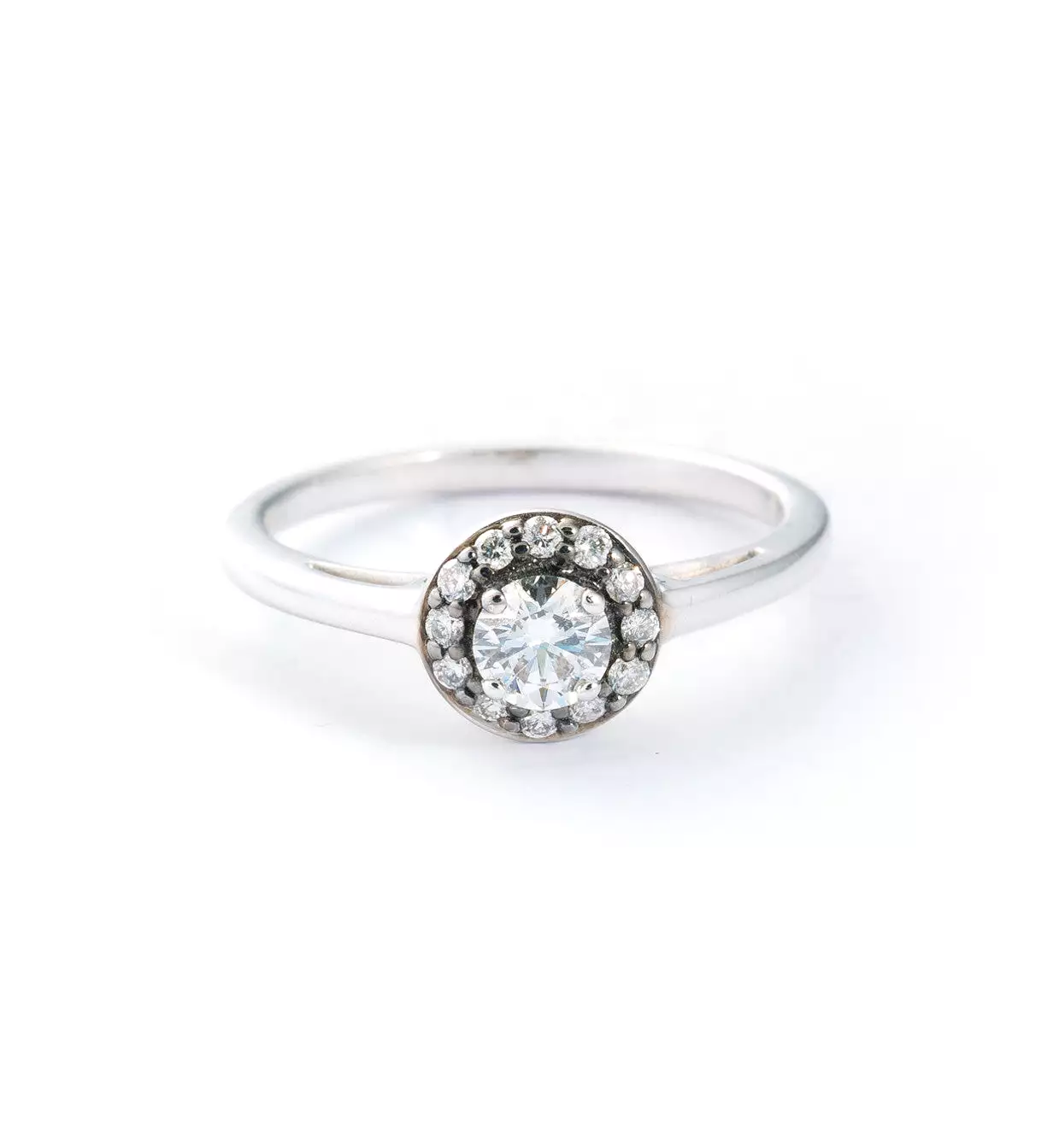 Tiny Round Rosette Ring