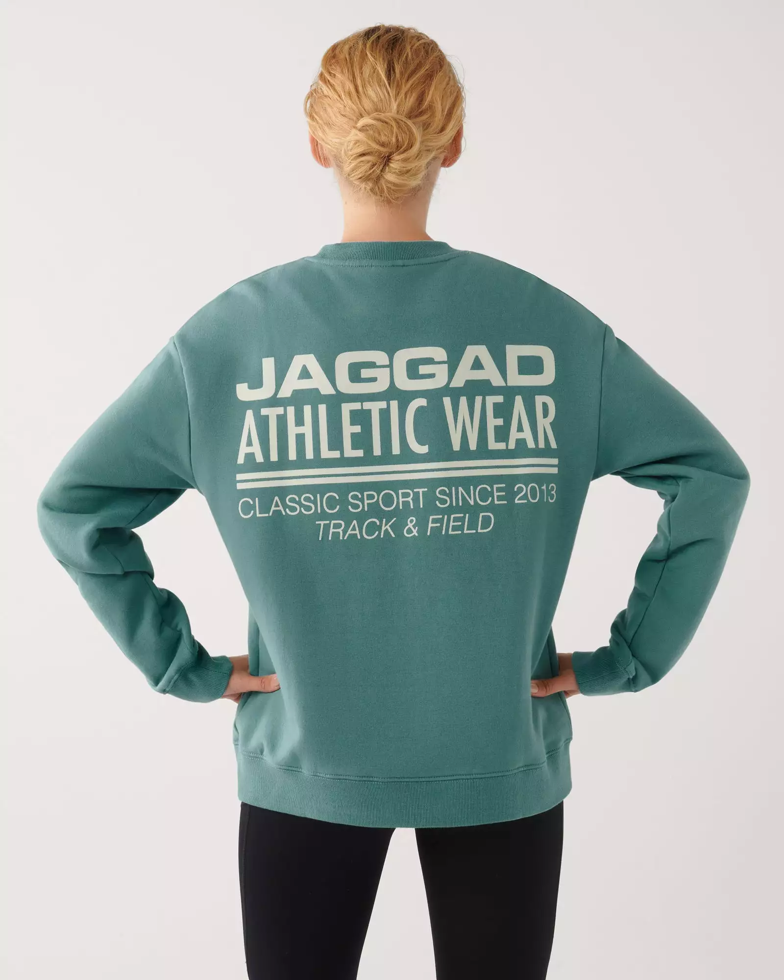 TRACK & FIELD SWEATER DARK SAGE