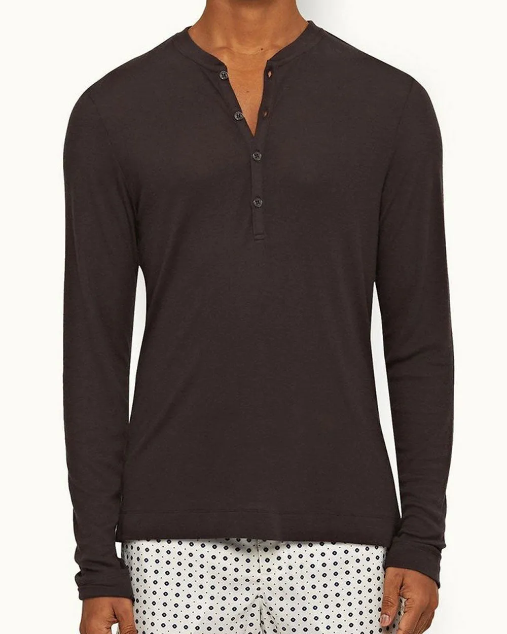 Truffle Harrison Cashmere Henley