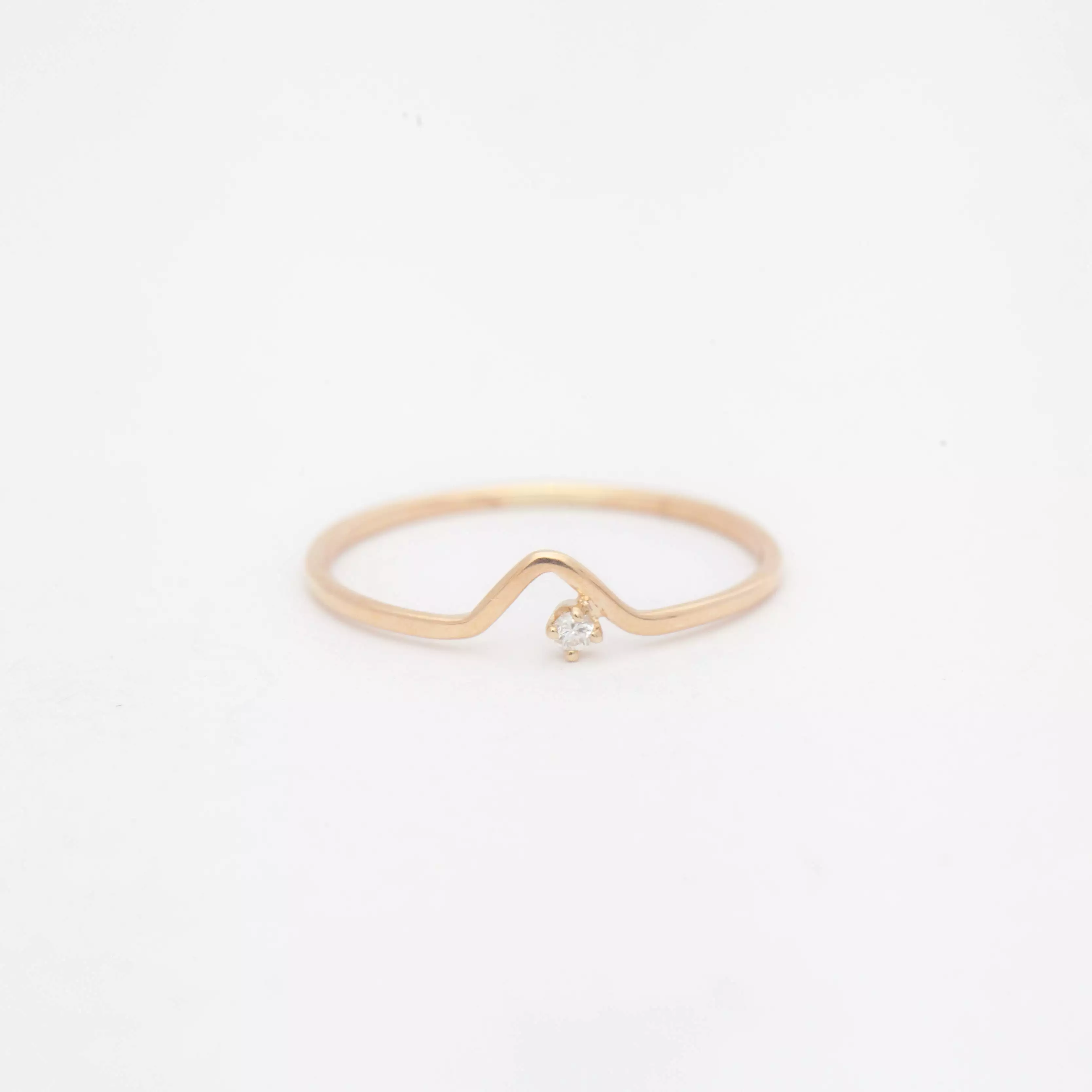 White Diamond Triangle Lineage Ring