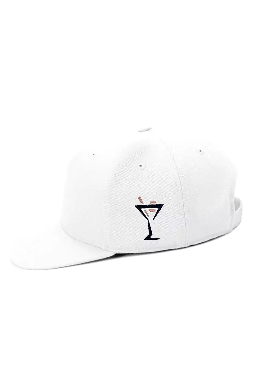 White GOLF Snapback Hat