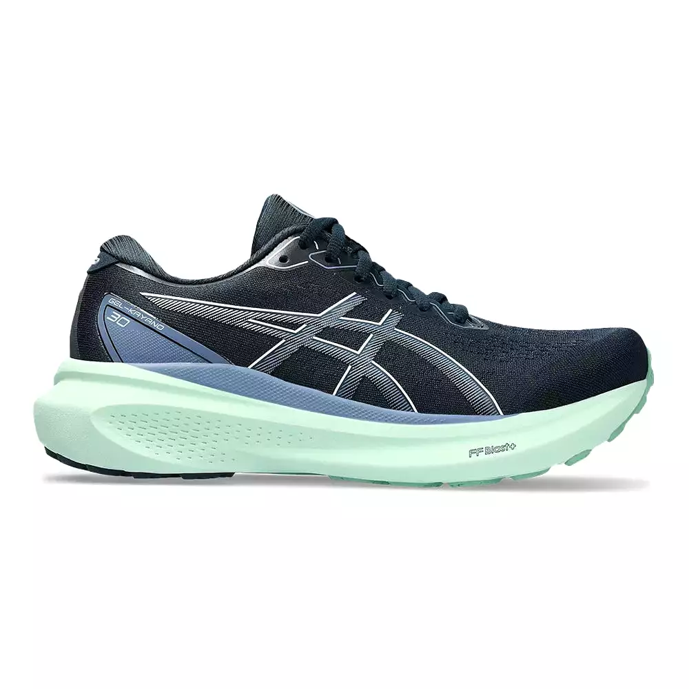 Women's Asics GEL-Kayano 30, French Blue/Denim Blue, 10 D Wide