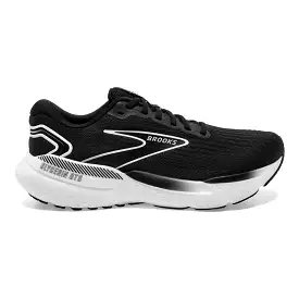 Women's Brooks Glycerin GTS 21, Black/Grey/White, 8 D Wide