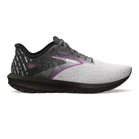 Women's Brooks Launch 10, Black/White/Violet, 6.5 D Wide