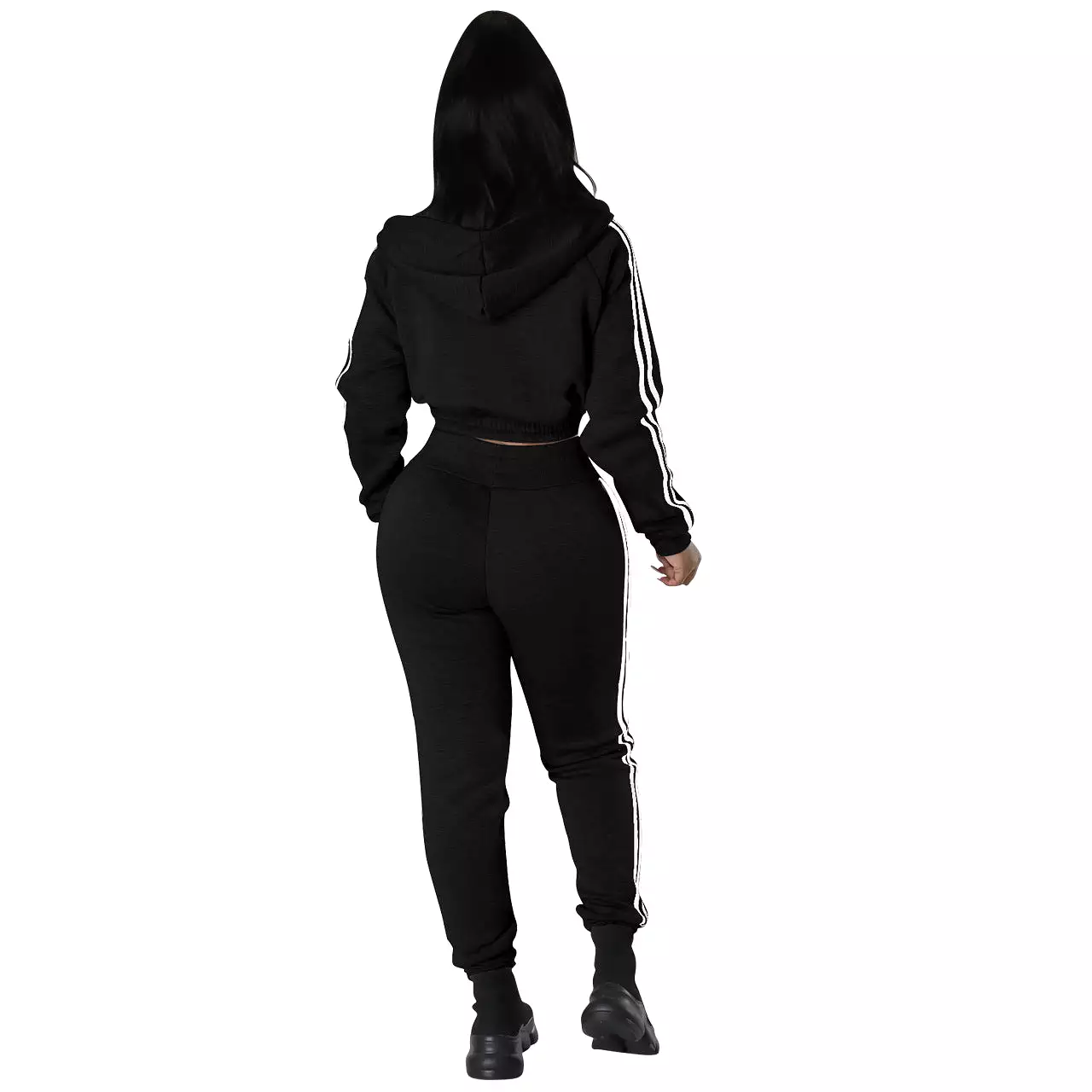 Women's Fashion Casual Hooded Sweater Suit