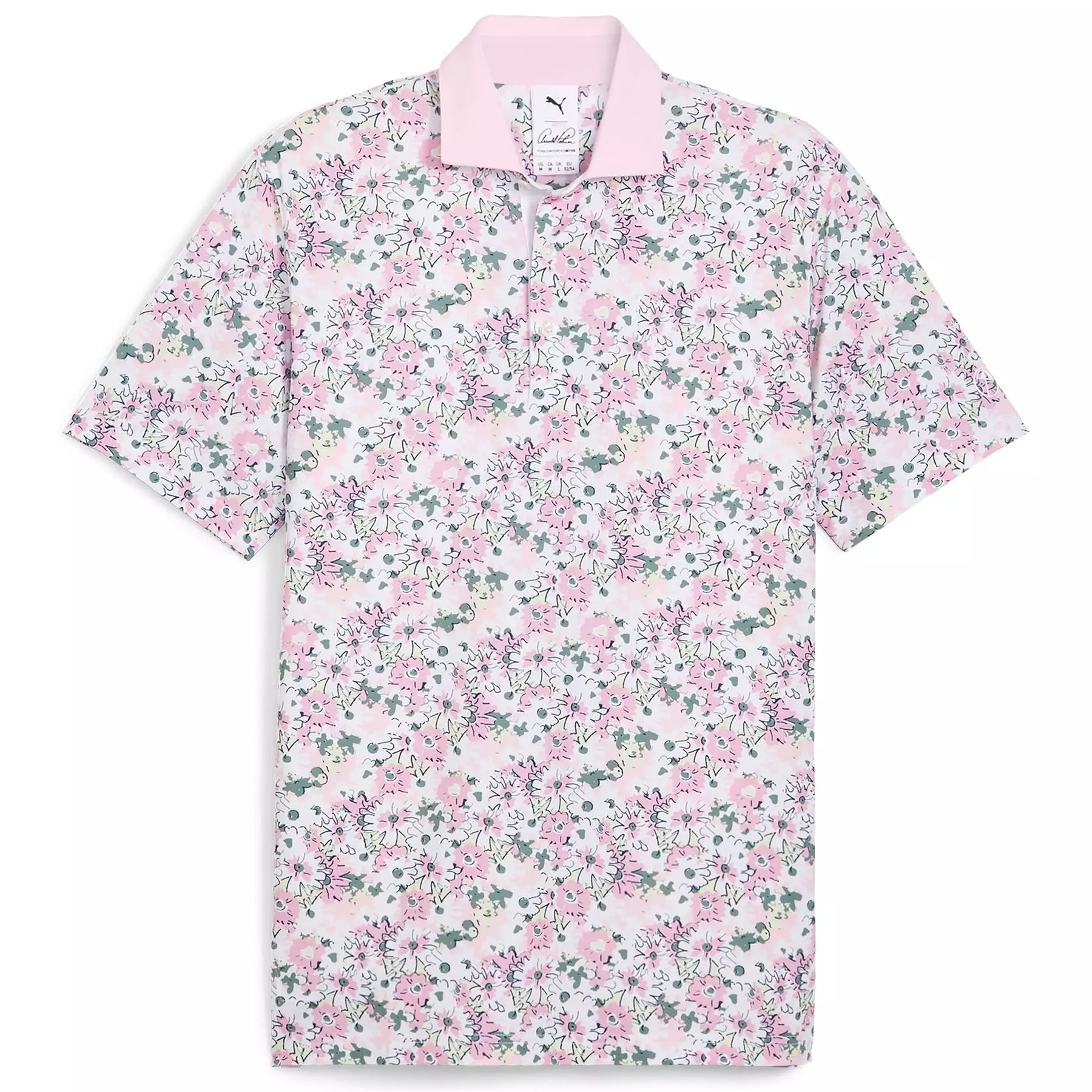 x AP Floral Polo White/Pink - SS24