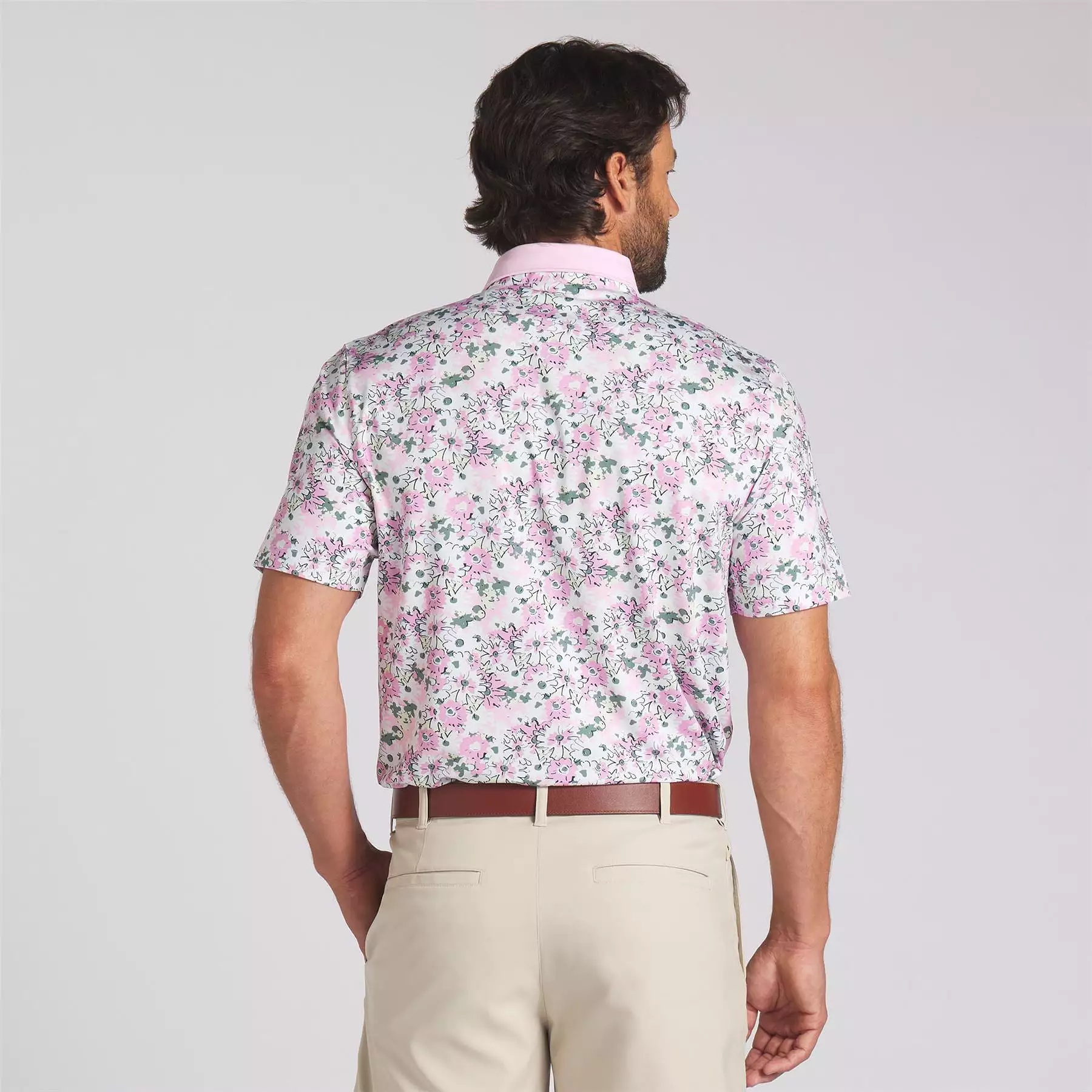 x AP Floral Polo White/Pink - SS24