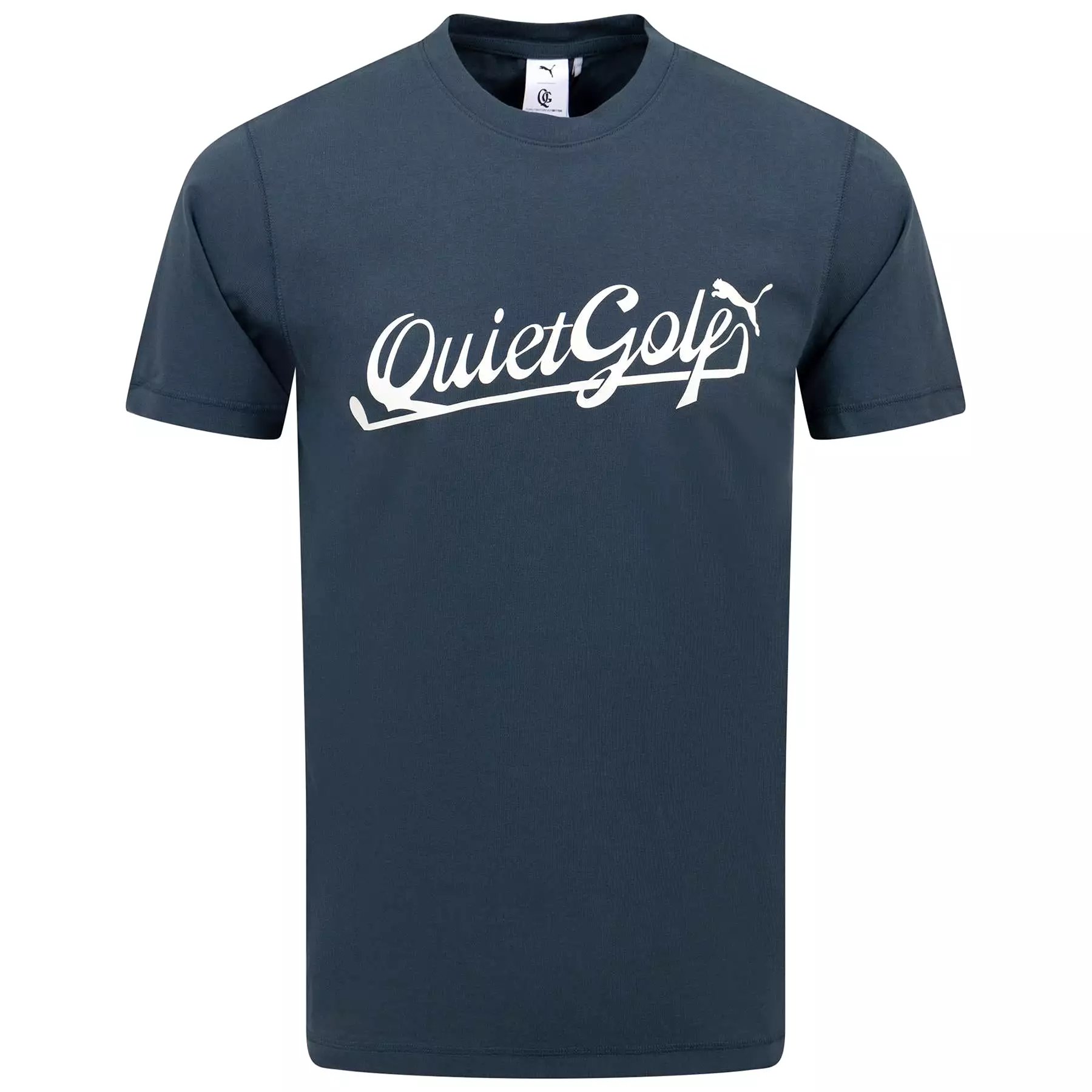 x QGC Script Graphic T-Shirt Navy - SS24