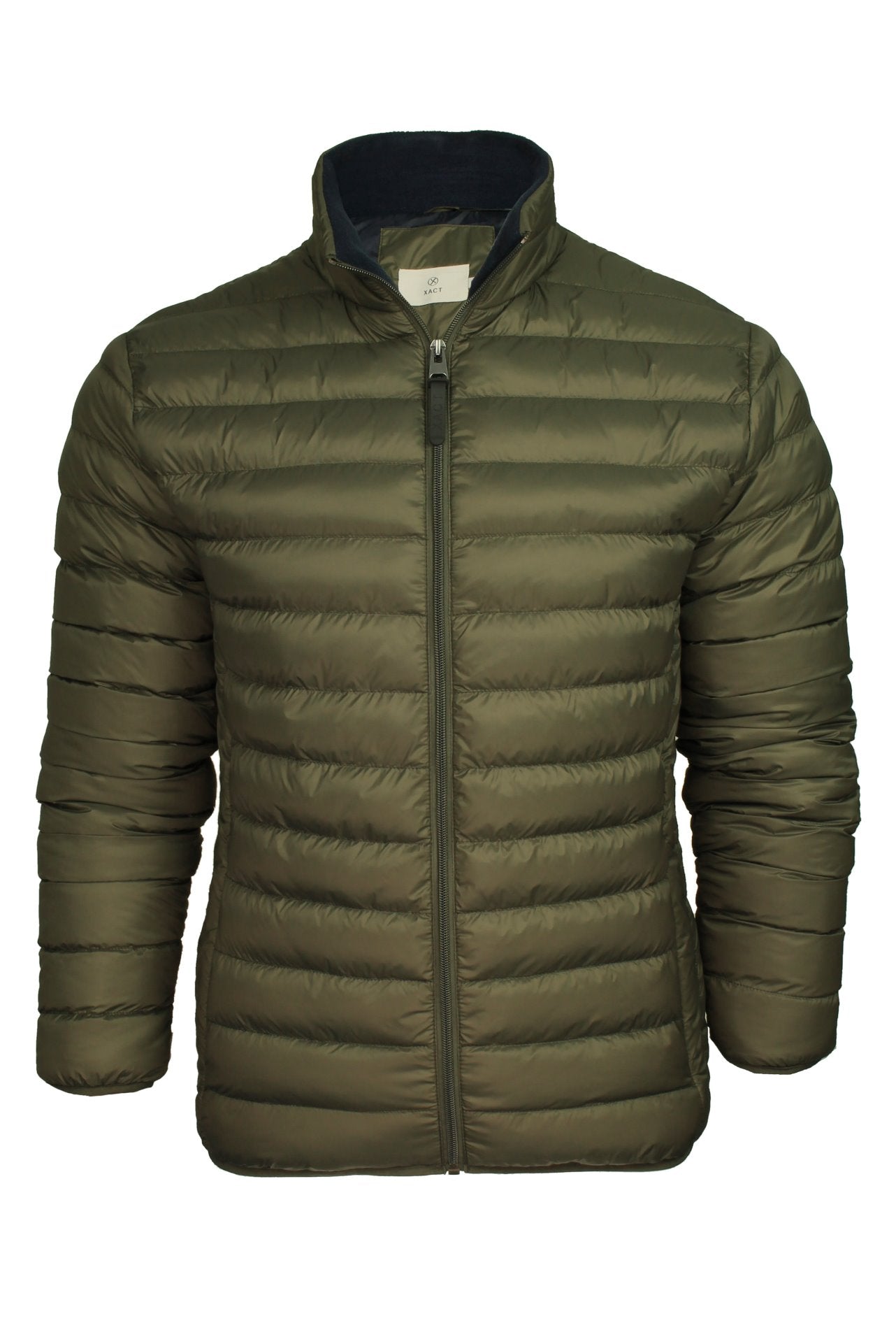 Xact Men's Funnel Neck Quilted Puffer Jacket